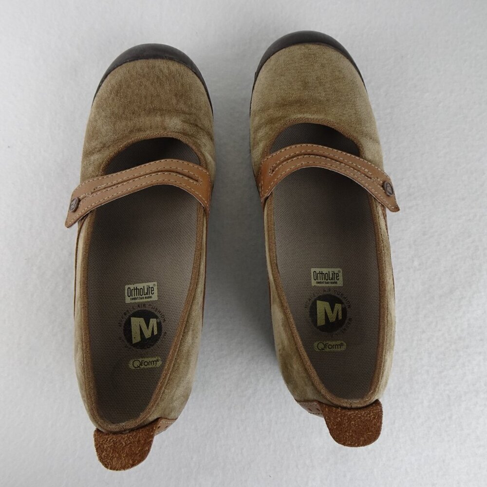 MERRELL Plaza Bandeau Mary Jane's Beige Hiking Casual Shoes Women's 6.5 M - Picture 6 of 8